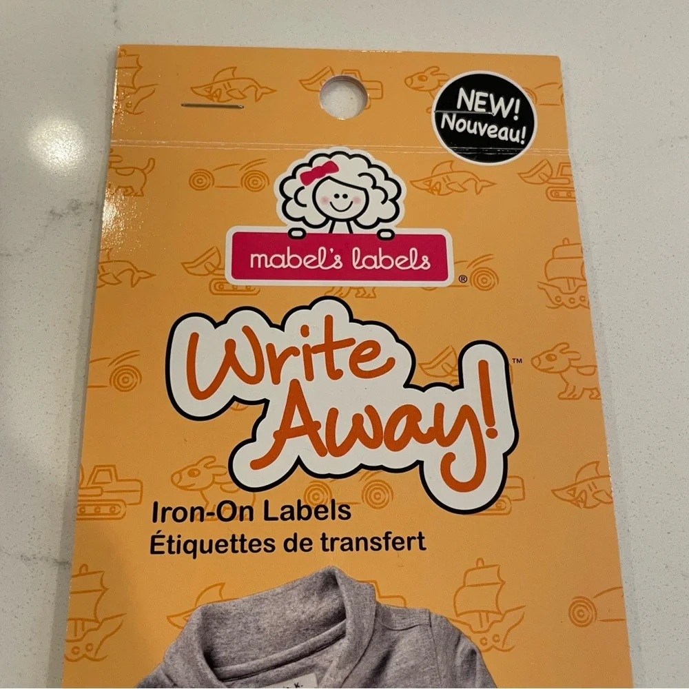 Mabel’s Labels Write Away! Iron-On Labels